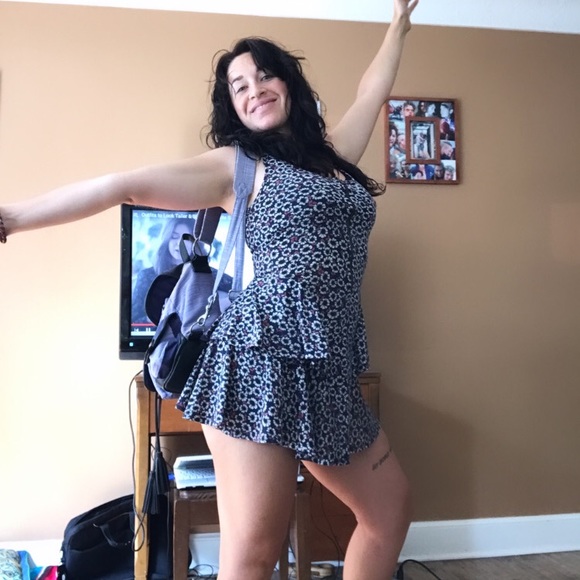 SANS SOUCI daisy fit and flare asymmetrical dress - Picture 3 of 6